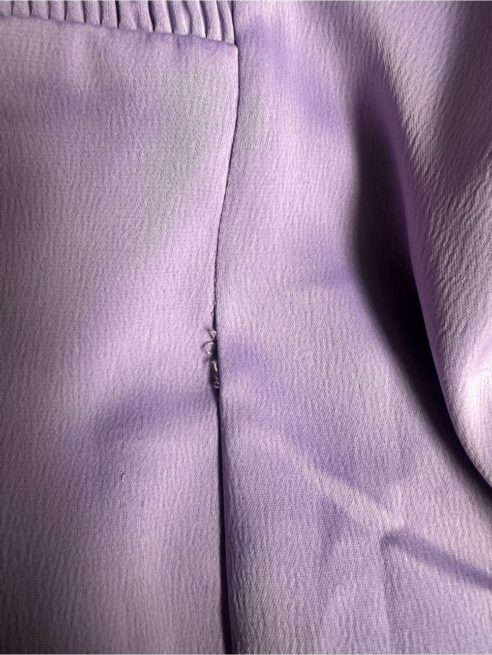 Urban Outfitters Lavender Satin Mini Dress Size SP New With Tags - Picture 6 of 6